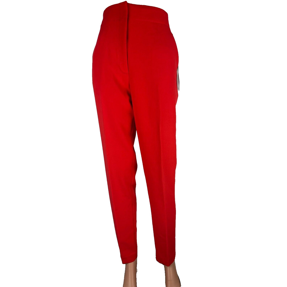 Eva Mendes NY&Co Red Pants Women's Size 8 Holiday Christmas